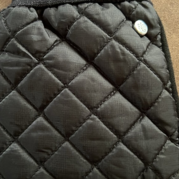 Ralph Lauren Womens Size S Quilted Touch Gloves Black 3m Thinsulate - Picture 2 of 4